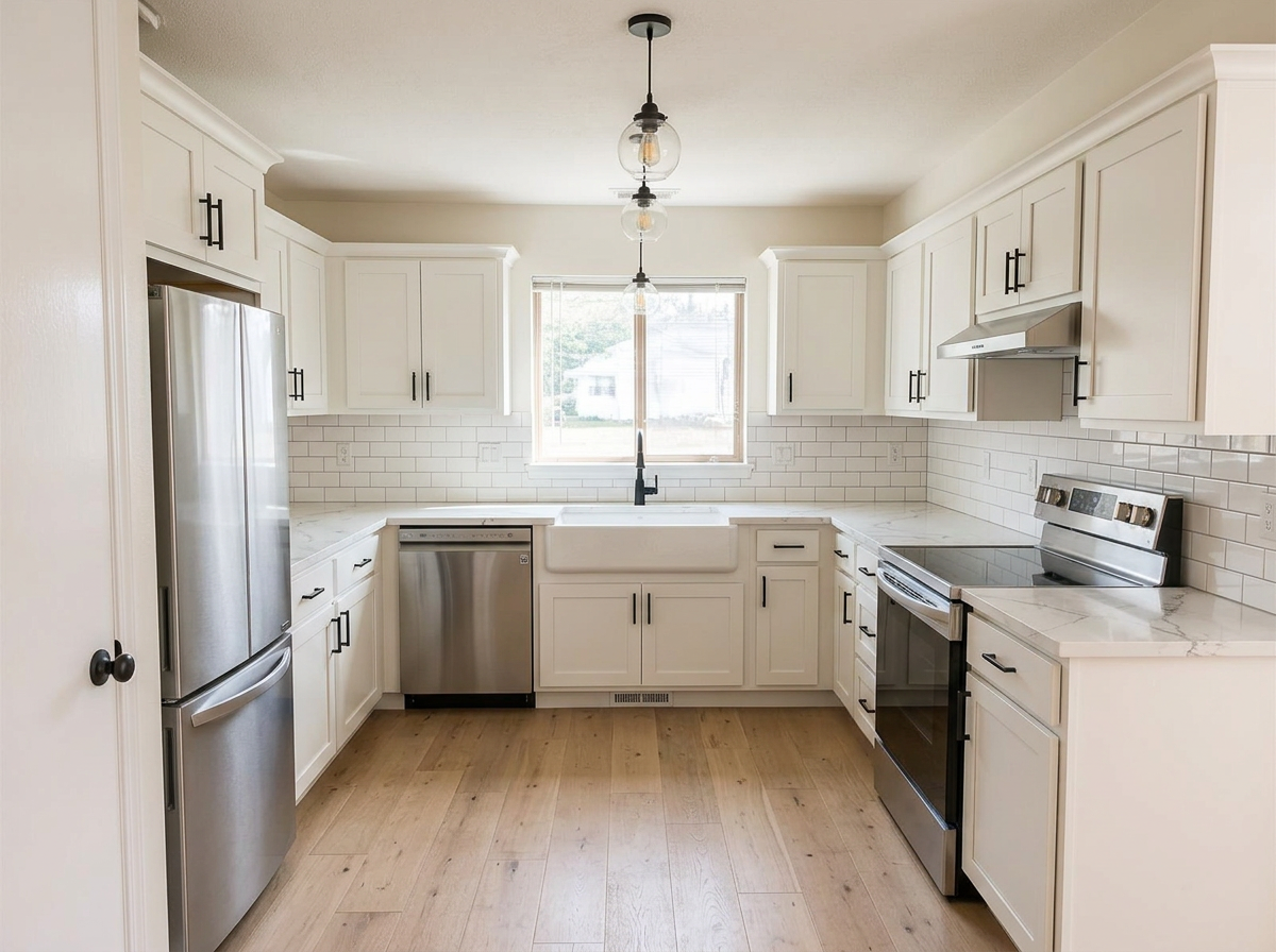 Kitchen — Concept in Modern Farmhouse, original beneath